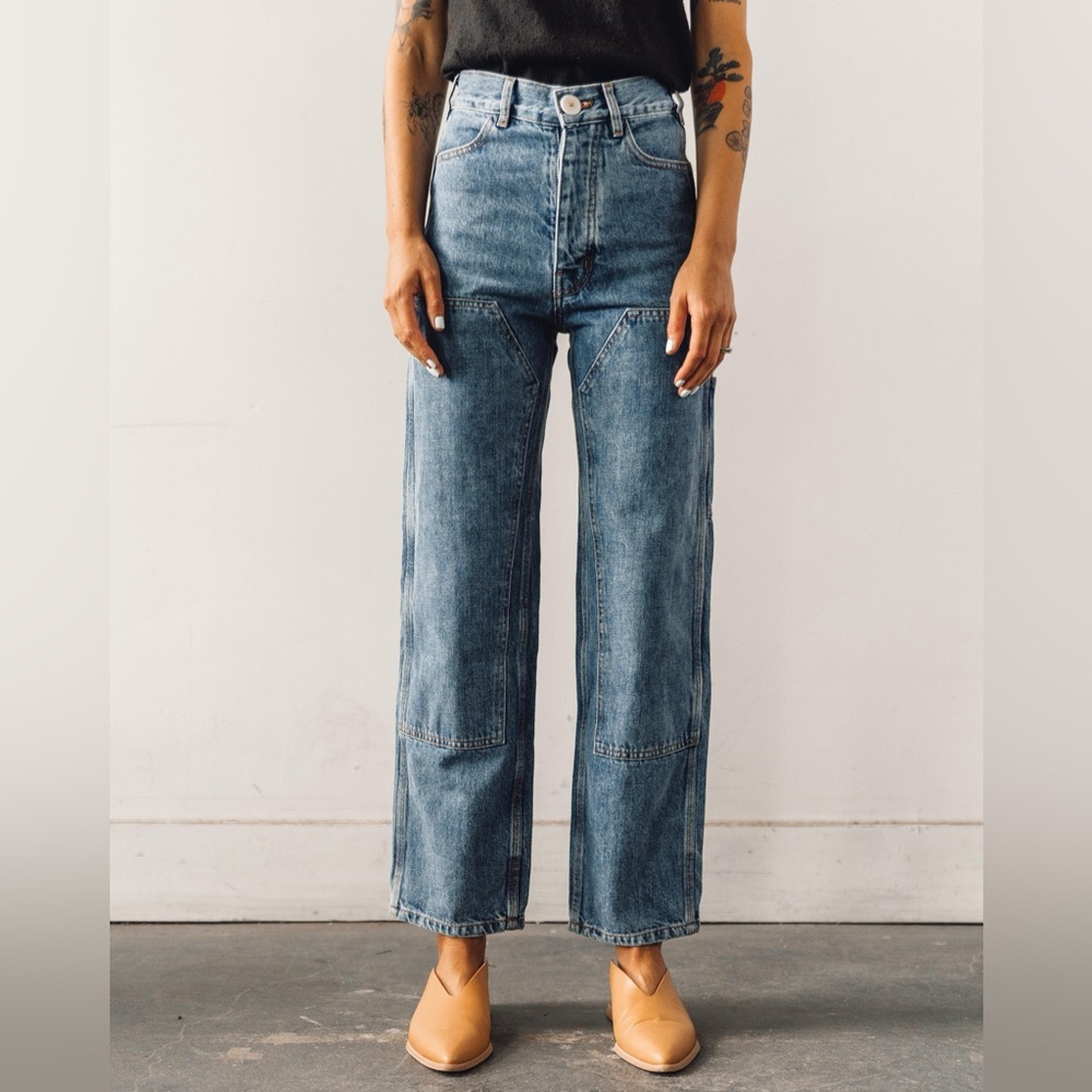 Jesse Kamm Patch Front Cowboy Jeans 4 NWOT